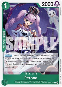 Perona (OP09-034) [Emperors in the New World] Foil - Deck Out Gaming