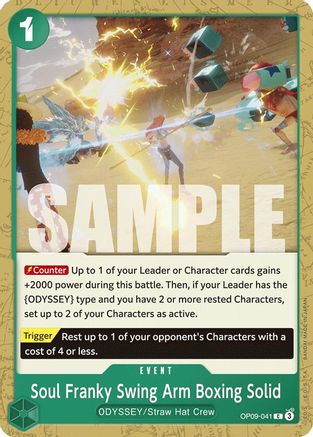 Soul Franky Swing Arm Boxing Solid (OP09-041) [Emperors in the New World] - Deck Out Gaming