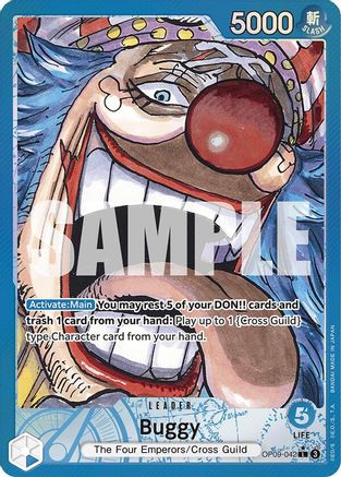 Buggy (042) (Parallel) (OP09-042) [Emperors in the New World] - Deck Out Gaming
