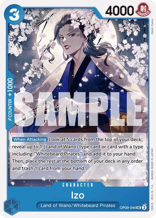 Izo (OP09-044) [Emperors in the New World] - Deck Out Gaming