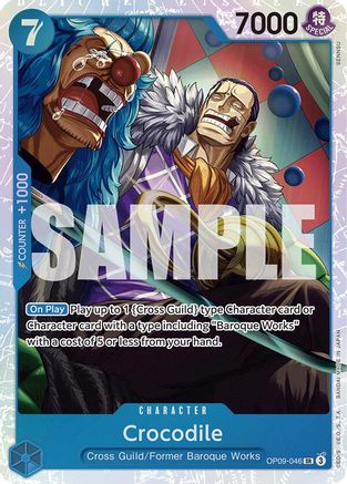 Crocodile (046) (OP09-046) [Emperors in the New World] Foil - Deck Out Gaming