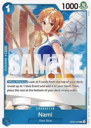 Nami (050) (OP09-050) [Emperors in the New World] Foil - Deck Out Gaming