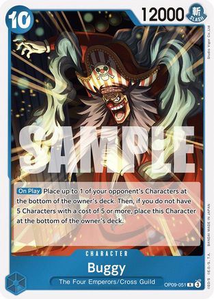 Buggy (051) (OP09-051) [Emperors in the New World] Foil - Deck Out Gaming