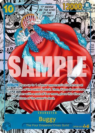 Buggy (051) (Manga) (OP09-051) [Emperors in the New World] Foil - Deck Out Gaming
