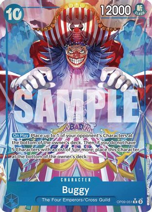 Buggy (051) (Alternate Art) (OP09-051) [Emperors in the New World] Foil - Deck Out Gaming