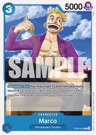 Marco (OP09-052) [Emperors in the New World] - Deck Out Gaming