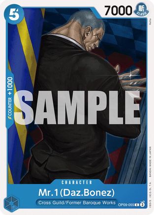 Mr.1(Daz.Bonez) (OP09-055) [Emperors in the New World] - Deck Out Gaming
