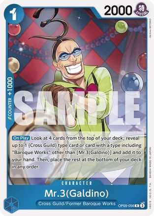 Mr.3(Galdino) (OP09-056) [Emperors in the New World] Foil - Deck Out Gaming