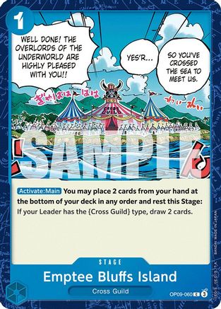 Emptee Bluffs Island (OP09-060) [Emperors in the New World] - Deck Out Gaming