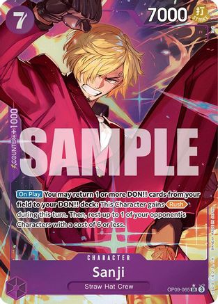 Sanji (065) (Parallel) (OP09-065) [Emperors in the New World] Foil - Deck Out Gaming