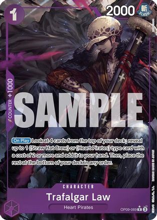 Trafalgar Law (069) (Parallel) (OP09-069) [Emperors in the New World] Foil - Deck Out Gaming