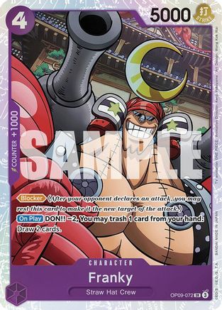 Franky (OP09-072) [Emperors in the New World] Foil - Deck Out Gaming
