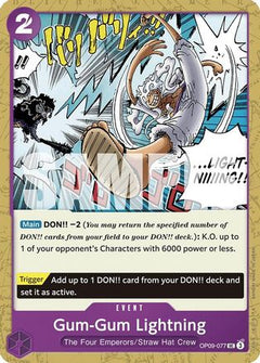 Gum-Gum Lightning (OP09-077) [Emperors in the New World] - Deck Out Gaming