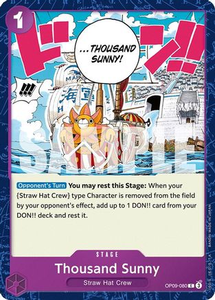 Thousand Sunny (OP09-080) [Emperors in the New World] - Deck Out Gaming