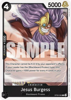Jesus Burgess (OP09-086) [Emperors in the New World] Foil - Deck Out Gaming