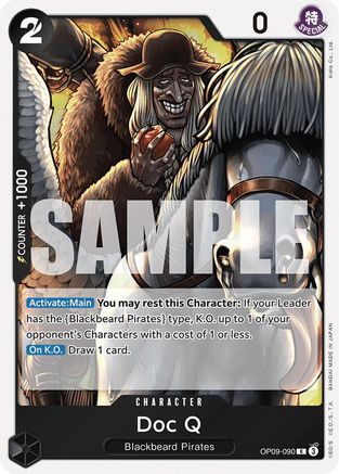 Doc Q (OP09-090) [Emperors in the New World] Foil - Deck Out Gaming