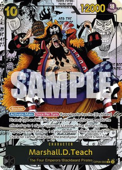 Marshall.D.Teach (093) (Manga) (OP09-093) [Emperors in the New World] Foil - Deck Out Gaming