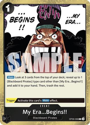 My Era...Begins!! (OP09-096) [Emperors in the New World] Foil - Deck Out Gaming