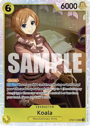 Koala (OP09-103) [Emperors in the New World] Foil - Deck Out Gaming