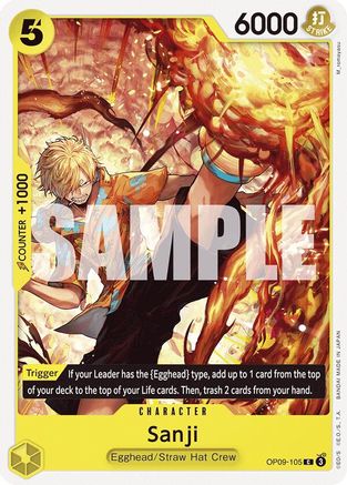 Sanji (105) (OP09-105) [Emperors in the New World] - Deck Out Gaming
