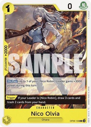 Nico Olvia (OP09-106) [Emperors in the New World] - Deck Out Gaming