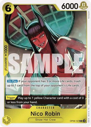 Nico Robin (107) (OP09-107) [Emperors in the New World] Foil - Deck Out Gaming