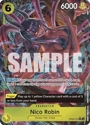 Nico Robin (107) (Parallel) (OP09-107) [Emperors in the New World] Foil - Deck Out Gaming