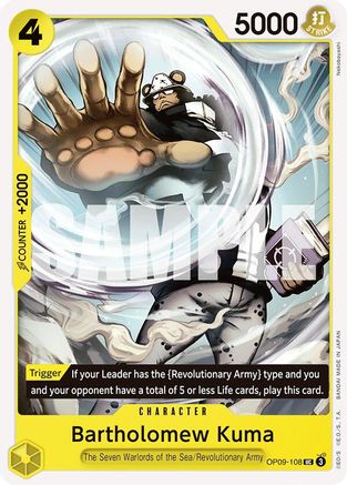 Bartholomew Kuma (OP09-108) [Emperors in the New World] - Deck Out Gaming