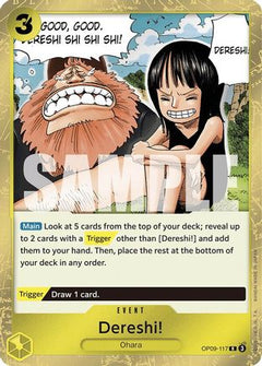Dereshi! (OP09-117) [Emperors in the New World] Foil - Deck Out Gaming
