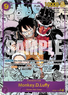 Monkey.D.Luffy (119) (Manga) (OP09-119) [Emperors in the New World] Foil - Deck Out Gaming