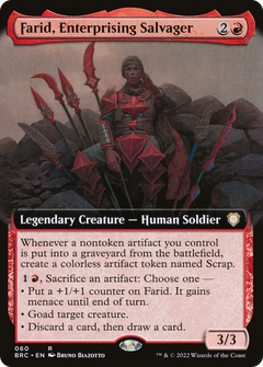 Farid, Enterprising Salvager (Extended Art) (60) [Commander: The Brothers' War] - Deck Out Gaming