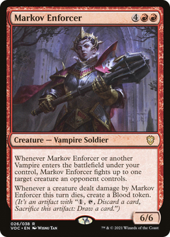 Markov Enforcer (26) [Commander: Innistrad: Crimson Vow] - Deck Out Gaming