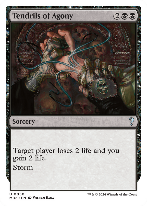 Tendrils of Agony (White Border) (50) [Mystery Booster 2] - Deck Out Gaming