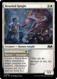 Besotted Knight (4) [Wilds of Eldraine] foil - Deck Out Gaming