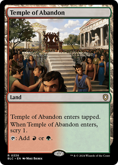 Temple of Abandon (338) [Bloomburrow Commander] - Deck Out Gaming