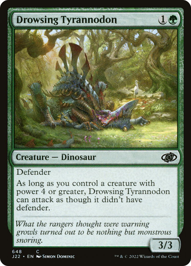 Drowsing Tyrannodon (648) [Jumpstart 2022] - Deck Out Gaming