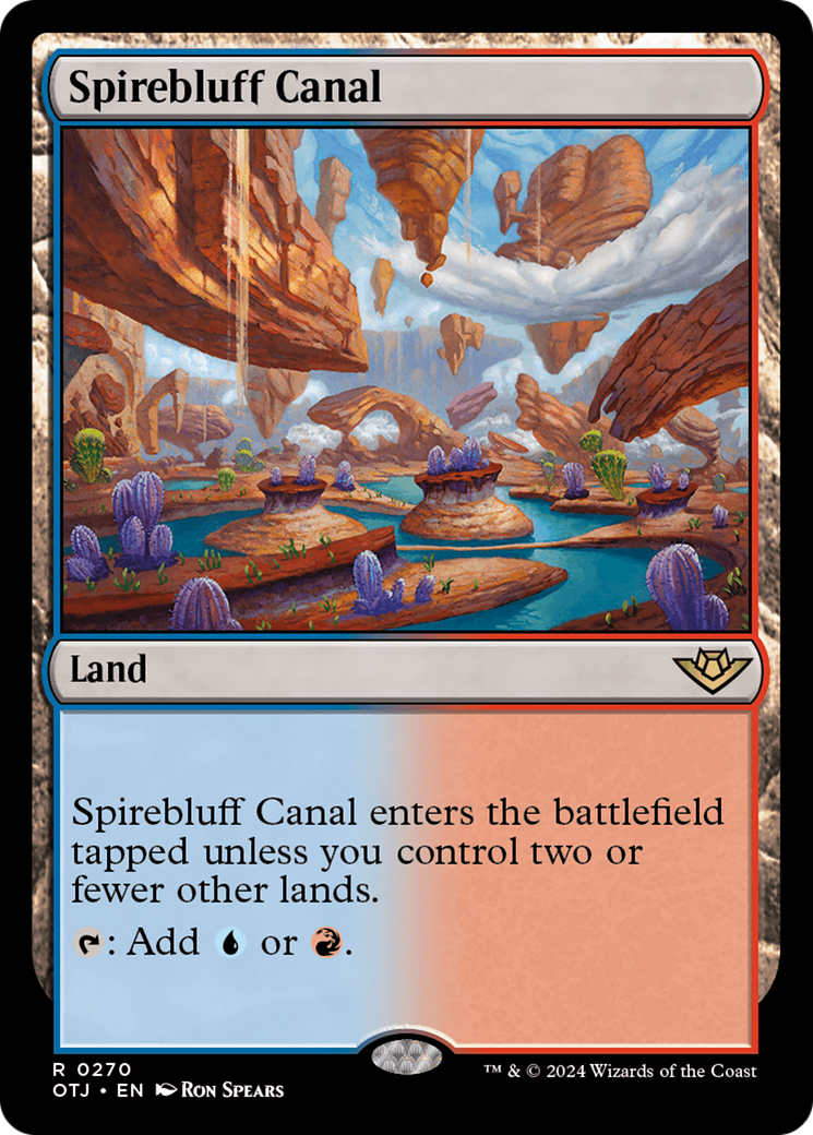 Spirebluff Canal (270) [Outlaws of Thunder Junction] - Deck Out Gaming