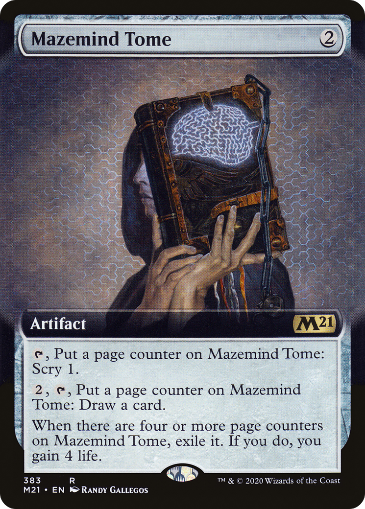 Mazemind Tome (Extended Art) (383) [Core Set 2021] foil - Deck Out Gaming