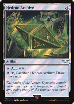 Hedron Archive (Surge Foil) (240) [Warhammer 40,000 Commander] foil - Deck Out Gaming