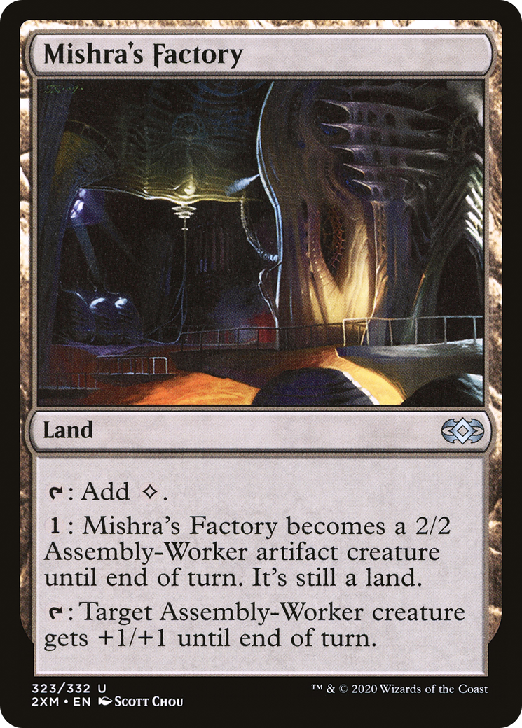 Mishra's Factory (323) [Double Masters] foil - Deck Out Gaming