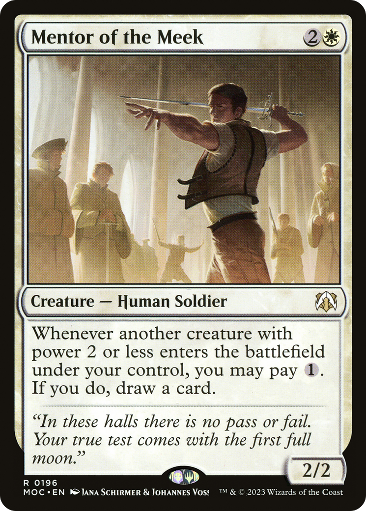 Mentor of the Meek (196) [March of the Machine Commander] - Deck Out Gaming