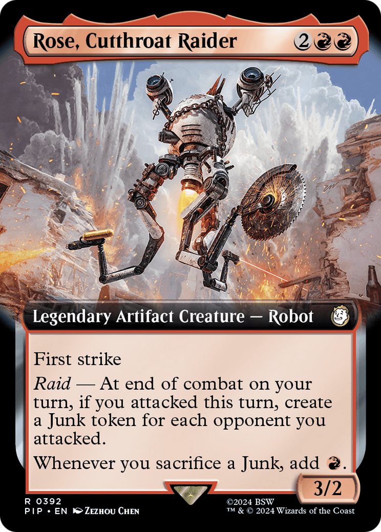 Rose, Cutthroat Raider (Extended Art) (392) [Fallout] - Deck Out Gaming