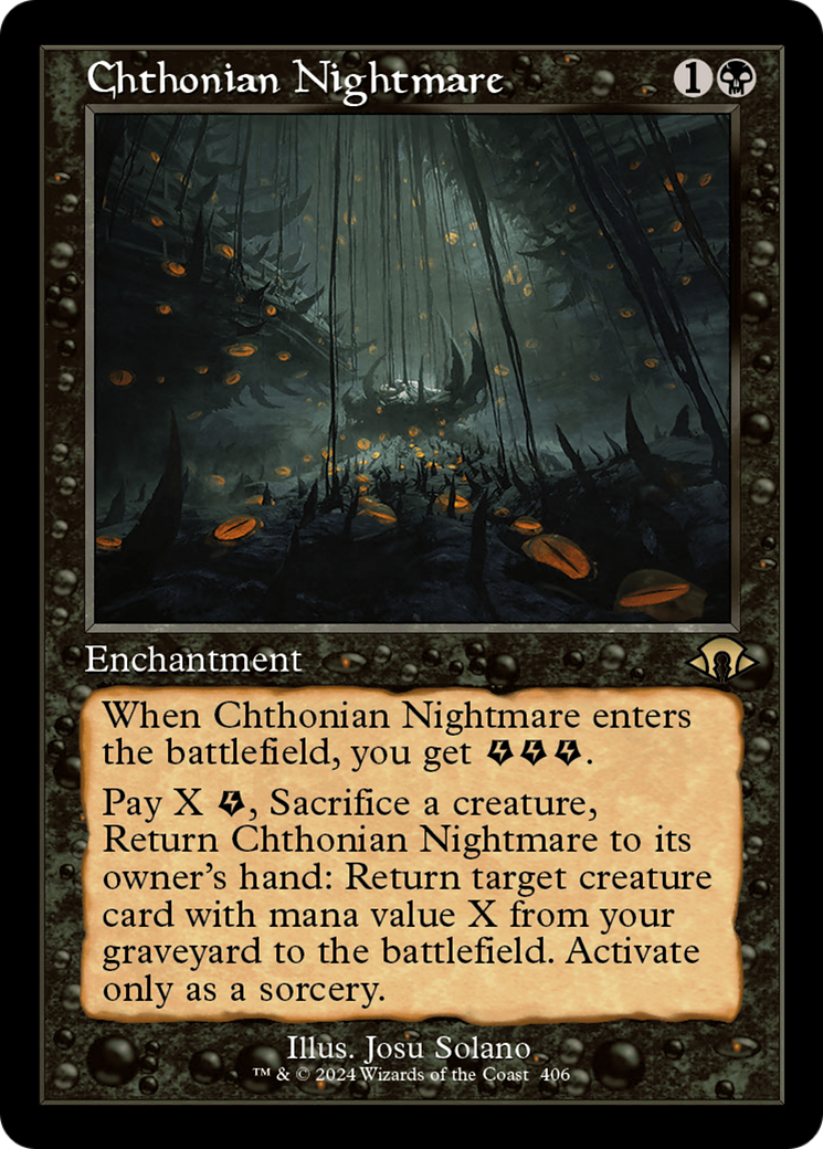 Chthonian Nightmare (Retro Frame) (406) [Modern Horizons 3] - Deck Out Gaming