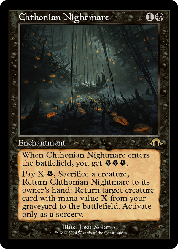 Chthonian Nightmare (Retro Frame) (406) [Modern Horizons 3] foil - Deck Out Gaming