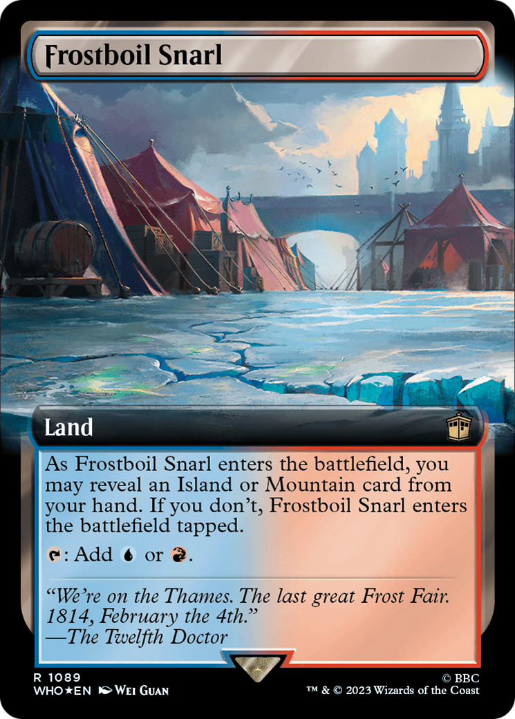 Frostboil Snarl (Extended Art) (Surge Foil) (1089) [Doctor Who] foil - Deck Out Gaming