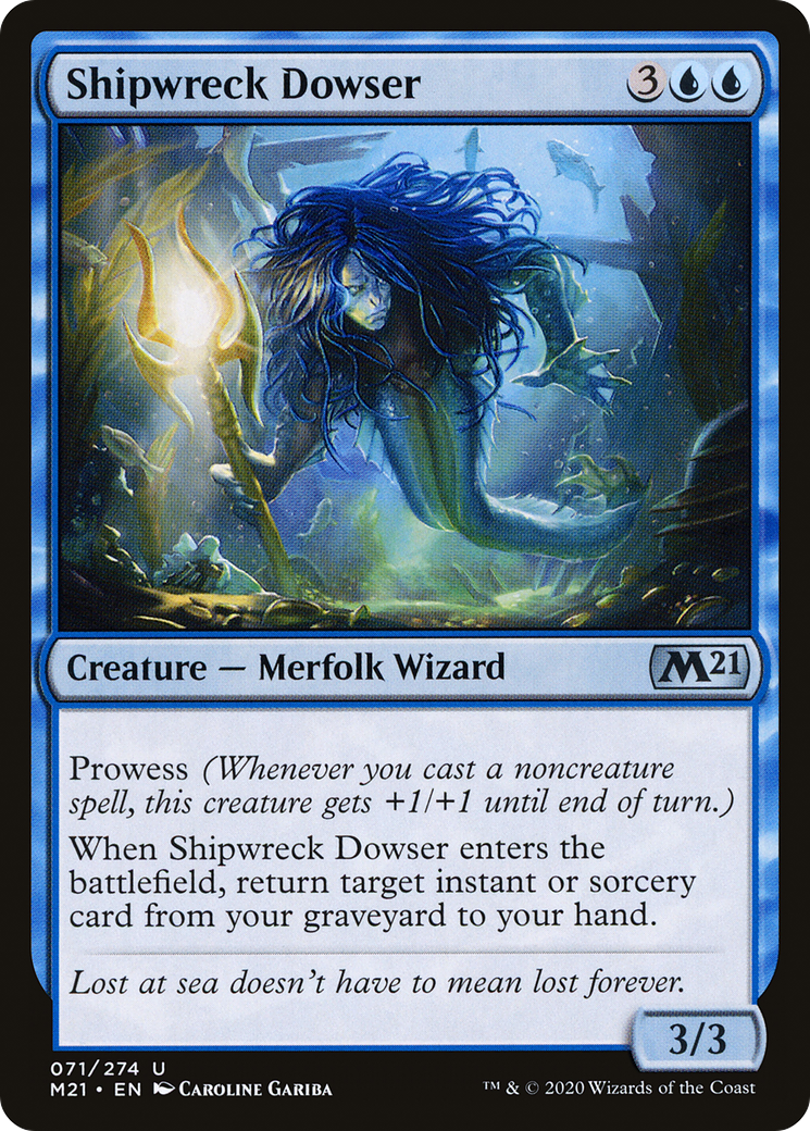 Shipwreck Dowser (71) [Core Set 2021] foil - Deck Out Gaming
