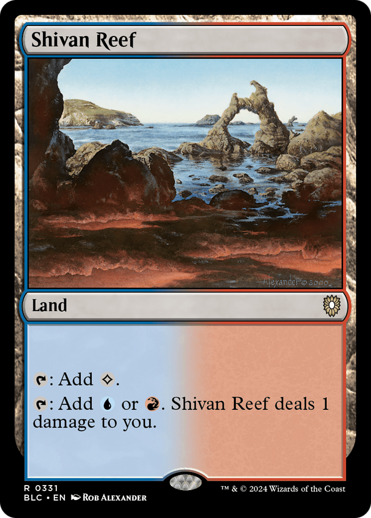 Shivan Reef (331) [Bloomburrow Commander] - Deck Out Gaming