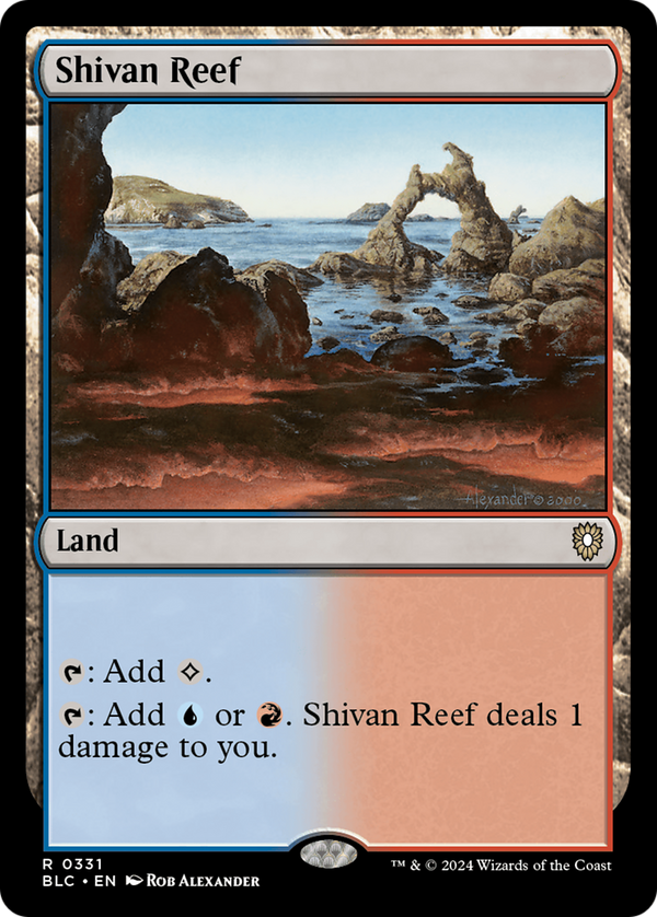 Shivan Reef (331) [Bloomburrow Commander] - Deck Out Gaming