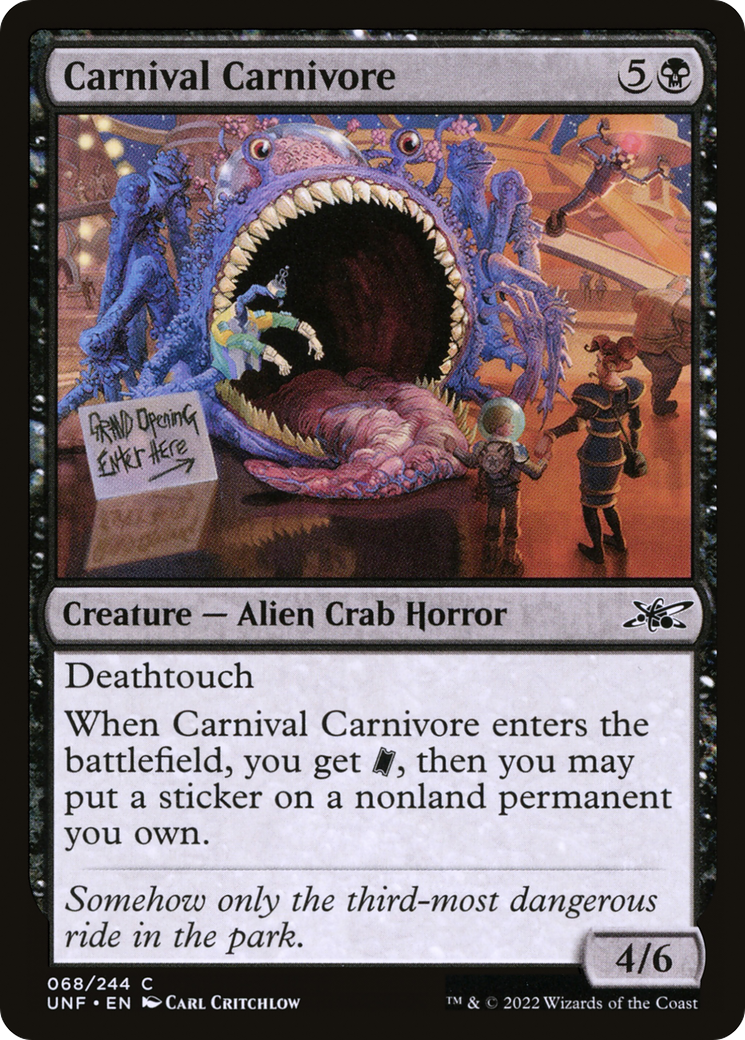 Carnival Carnivore (68) [Unfinity] - Deck Out Gaming
