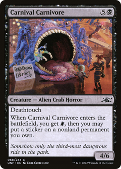 Carnival Carnivore (68) [Unfinity] foil - Deck Out Gaming